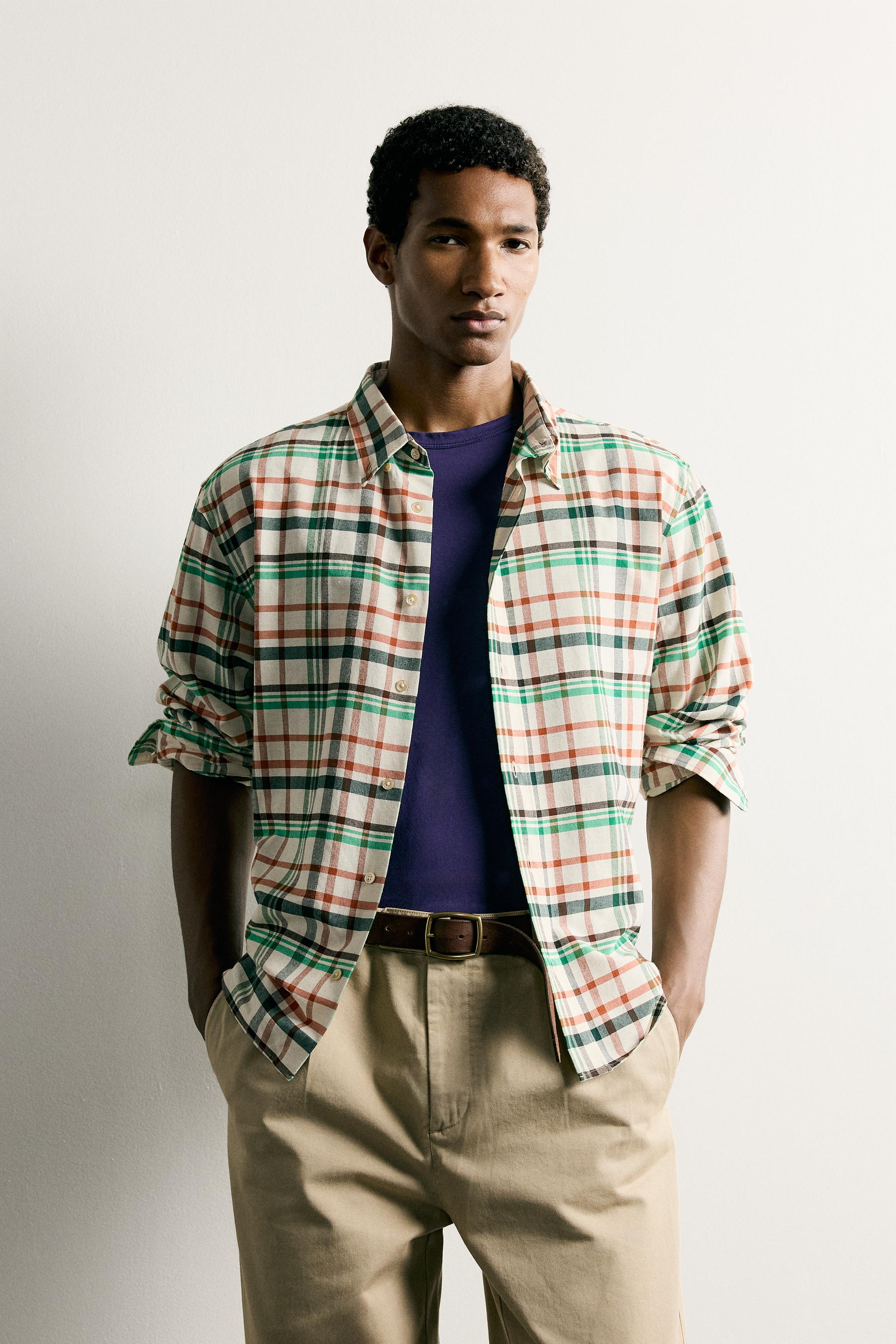 CHEMISE RELAXED FIT À CARREAUX